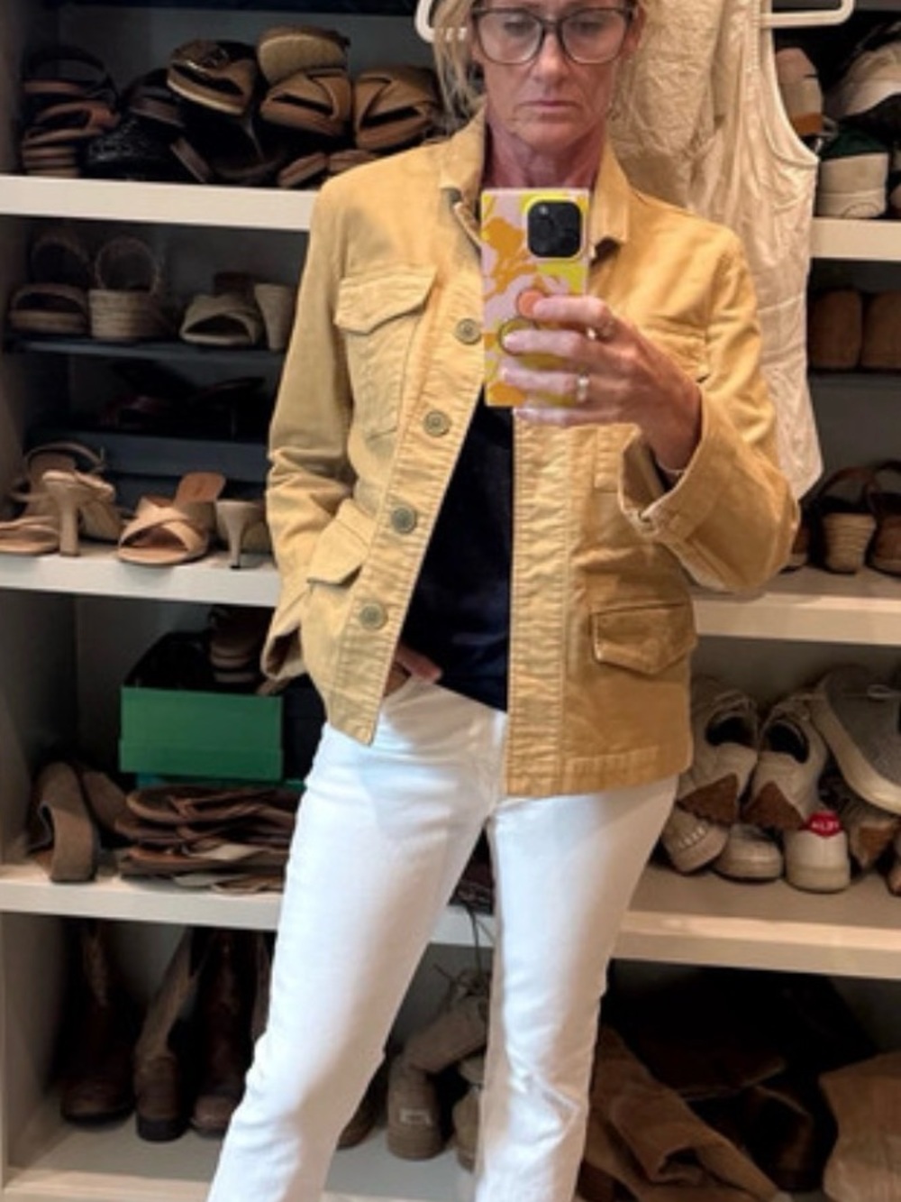JCrew women’s Utility Jacket brushed cotton